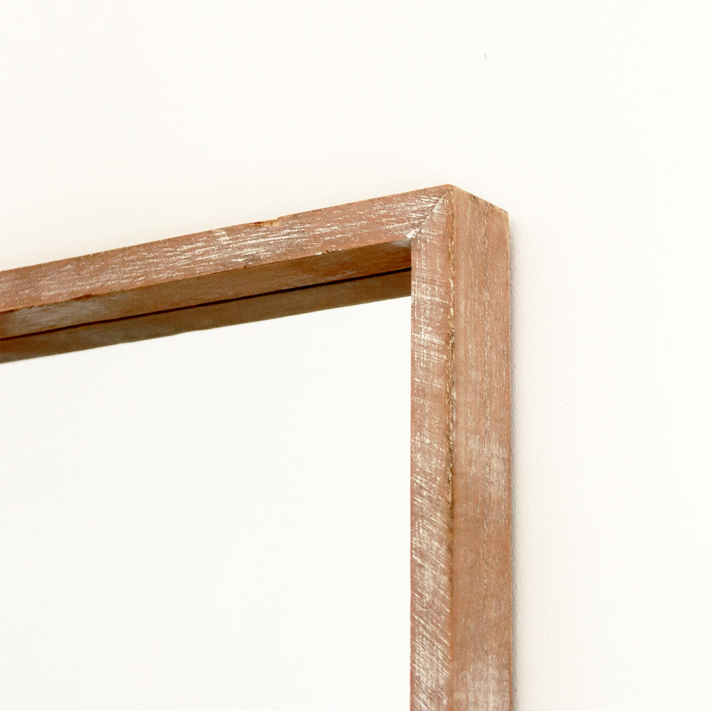 Wooden Frame Country Caravan Wall Mirror A