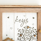 Wooden Country House Key Box