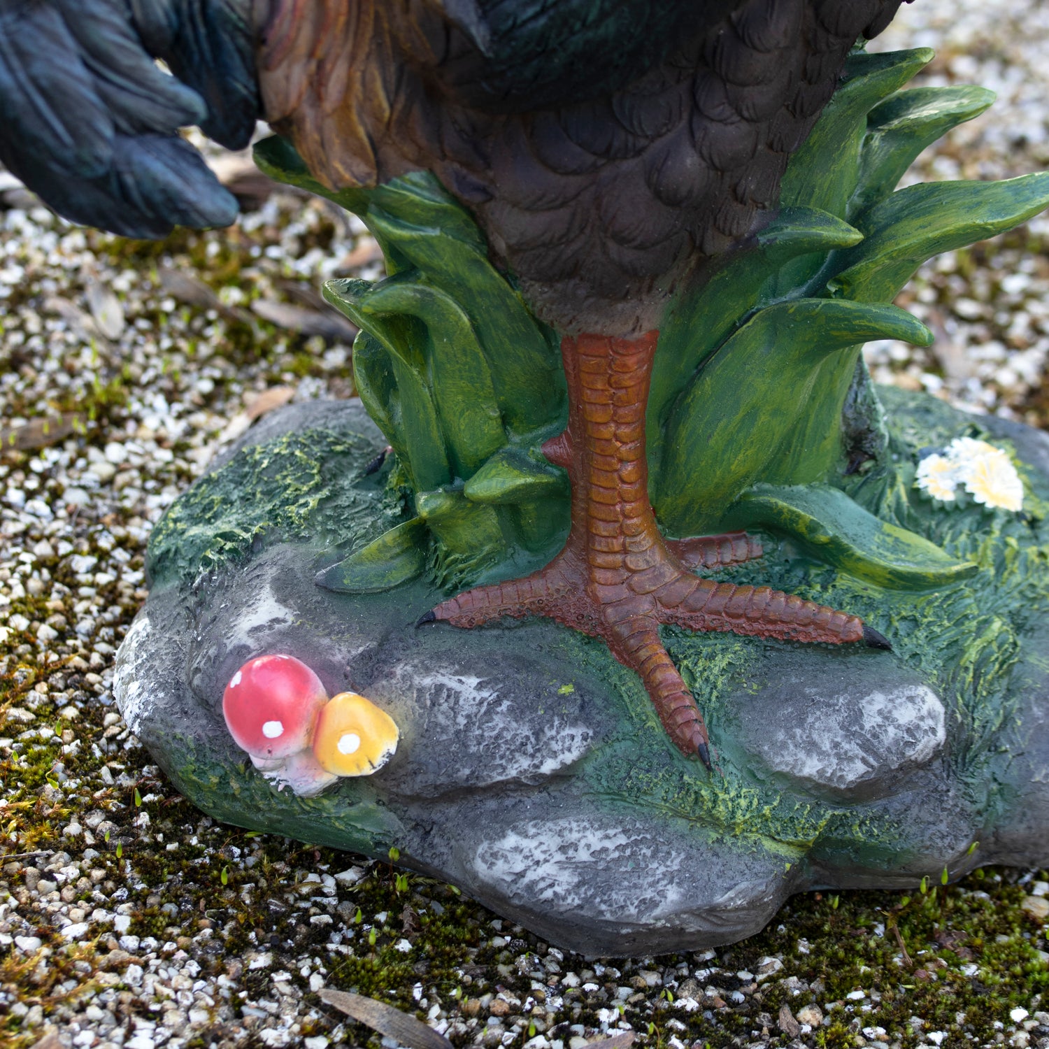 Large Standing Rooster Garden Sculpture