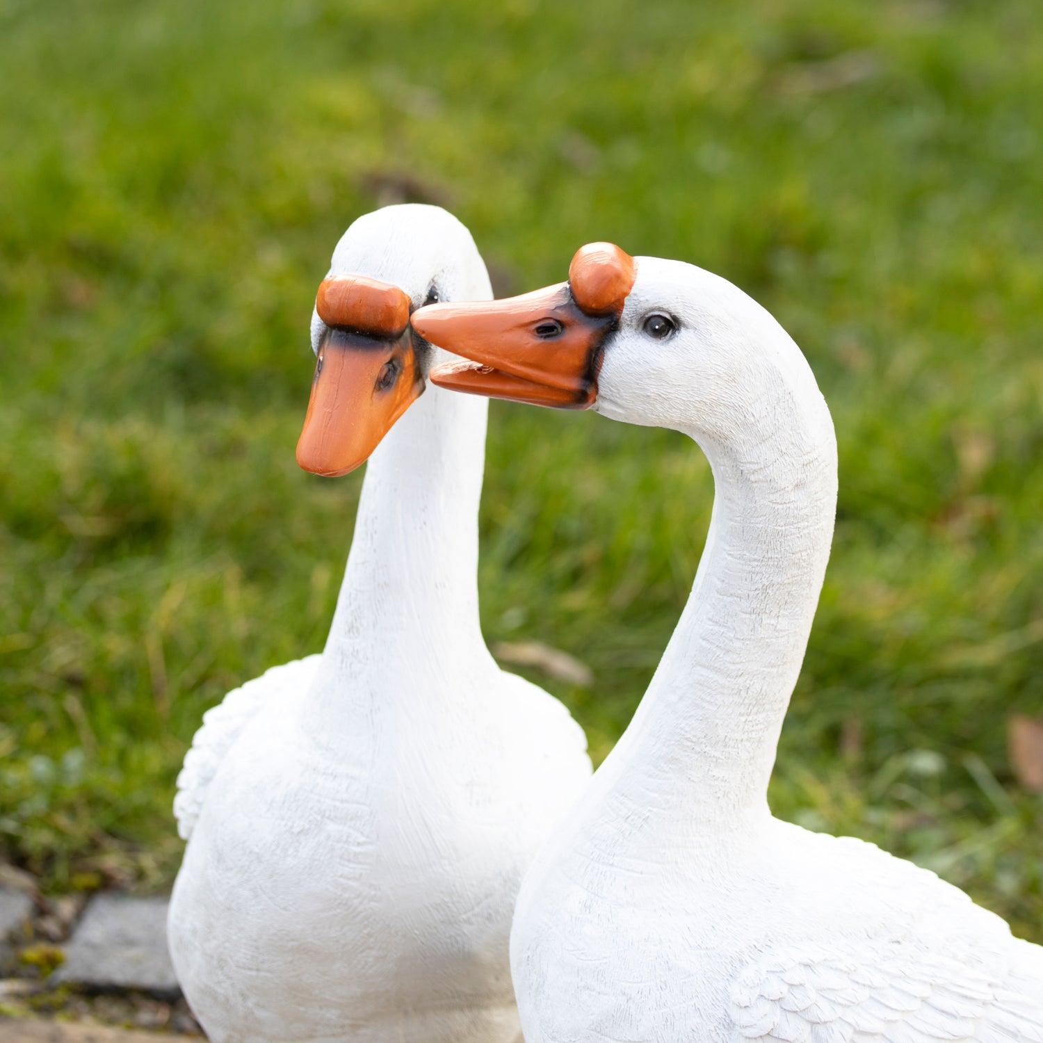 Resin Goose Garden Ornament