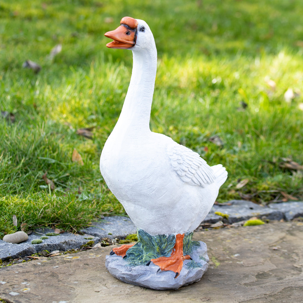 Resin Goose Garden Ornament