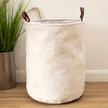 Textured Laundry Basket