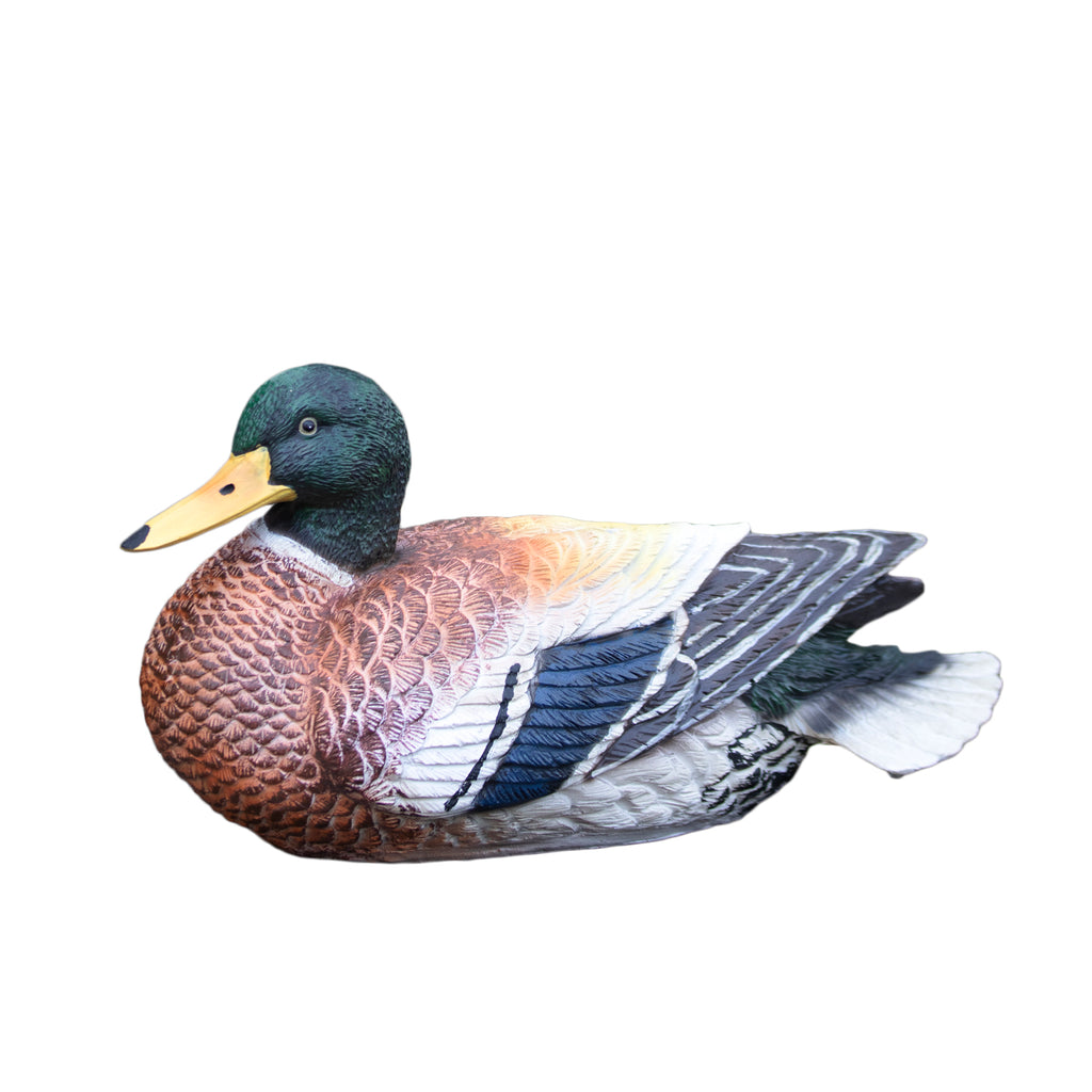 Content Duck Garden Ornament