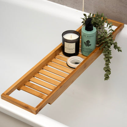 Bamboo Long Bath Rack