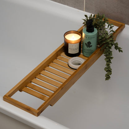 Bamboo Long Bath Rack