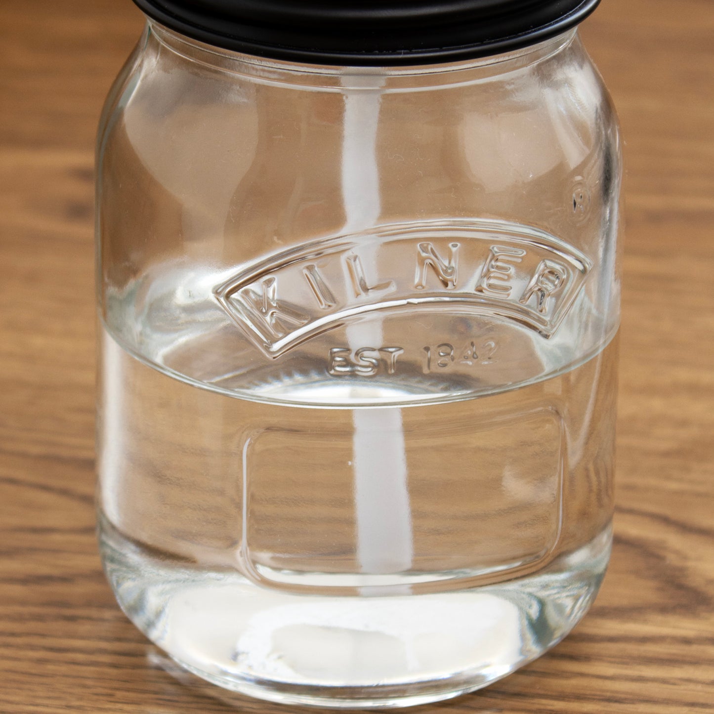 Kilner Black Top Soap And Lotion Dispenser