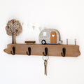 Country Grey Caravan Wall Storage Hooks