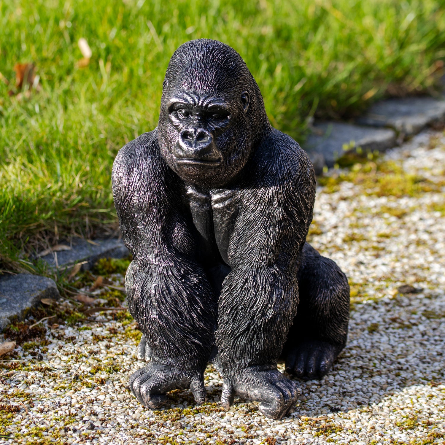 Bronze Great Gorilla Garden Ornament