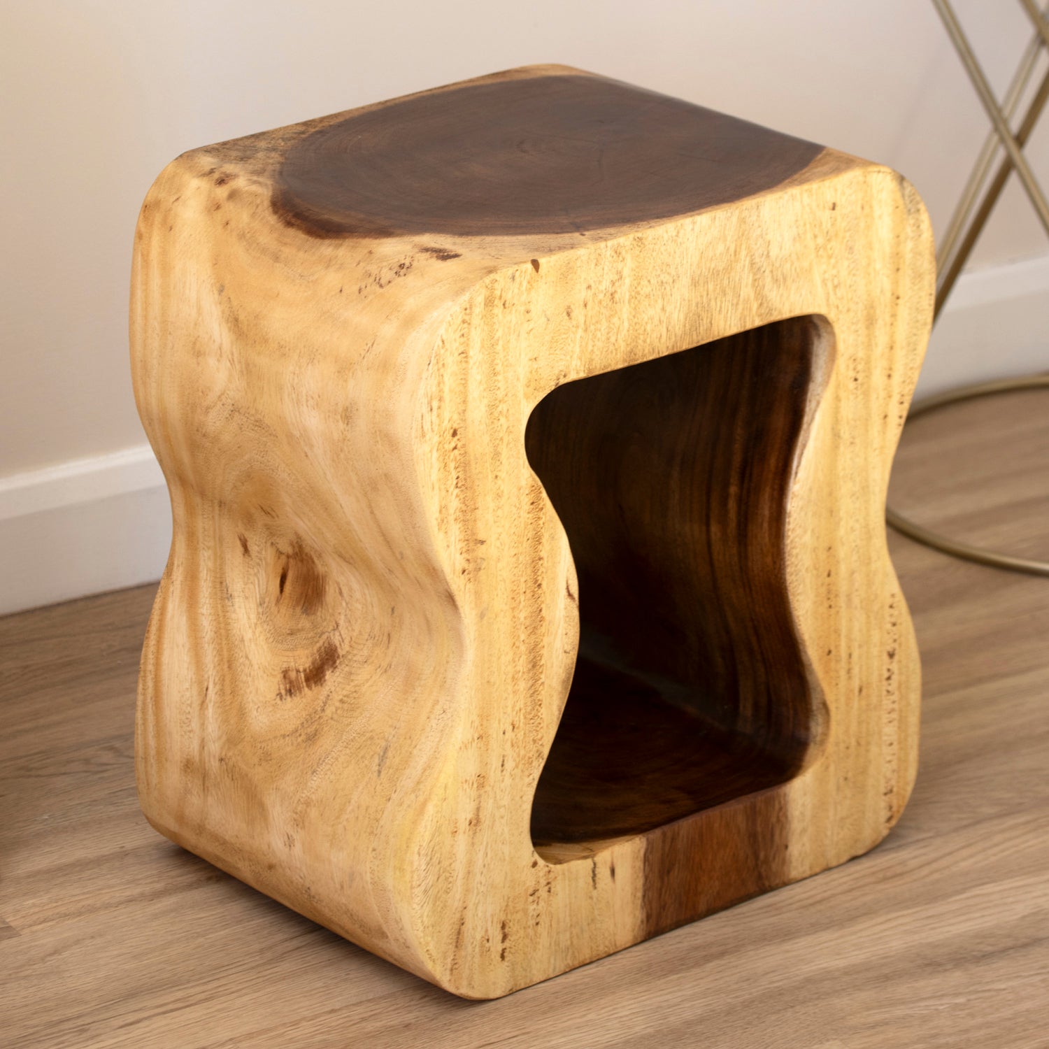 Wavy Suar Wood Table