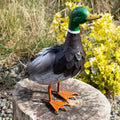 Metal Farmyard Duck Sculpture