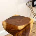 Solid Suar Wood Twist Table
