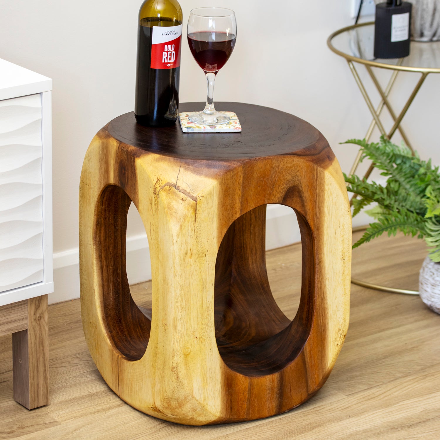 Olive Suar Wood Table
