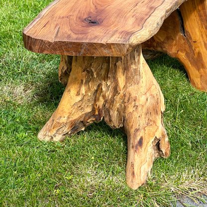 Teak Root Garden Bench