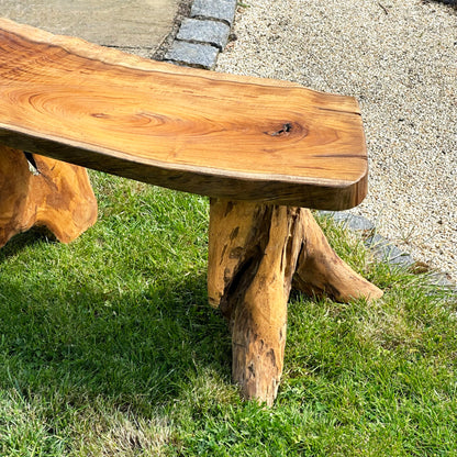 Teak Root Garden Bench