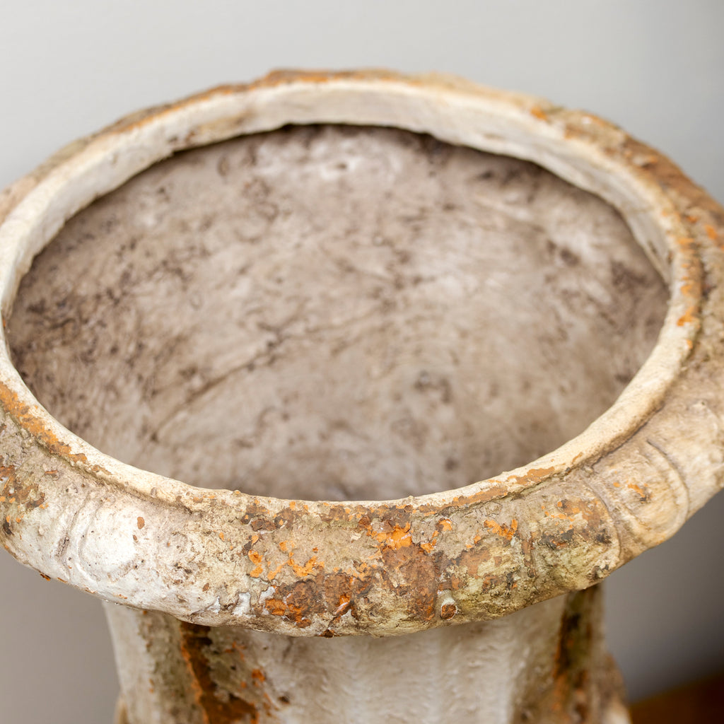 Distressed Footed Urn Planter