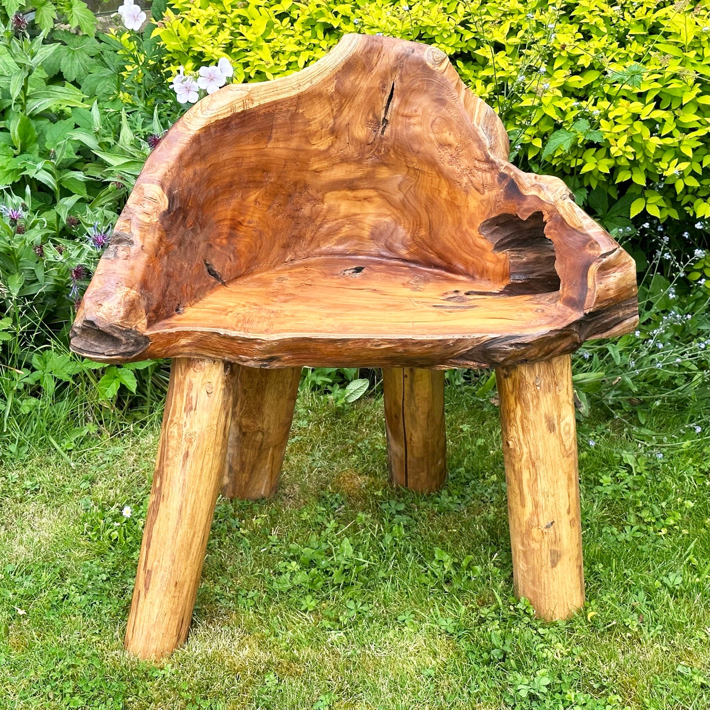 Teak Root 2 Seater Chair