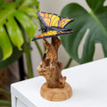 Teak Root Monarch Butterfly Sculpture