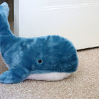Blue And White Whale Doorstop
