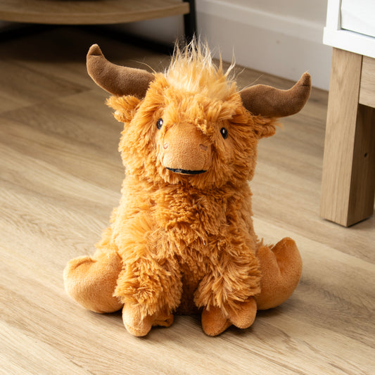 Fluffy Highland Cow Doorstop