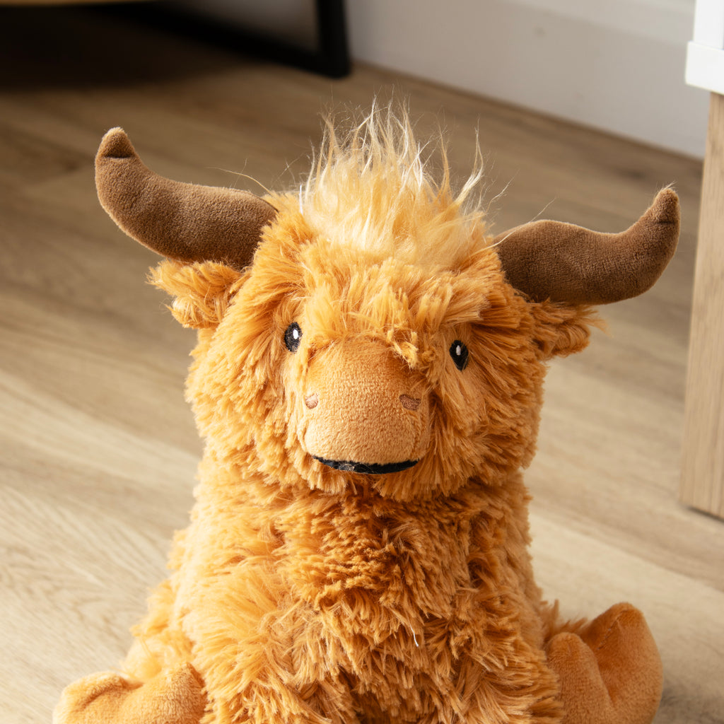 Fluffy Highland Cow Doorstop