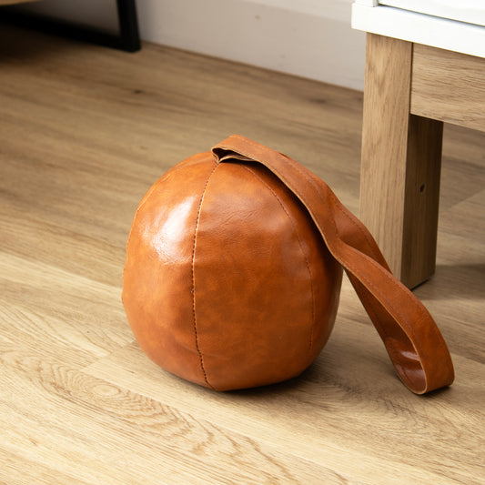 Faux Leather Ball Doorstop