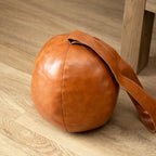 Faux Leather Ball Doorstop