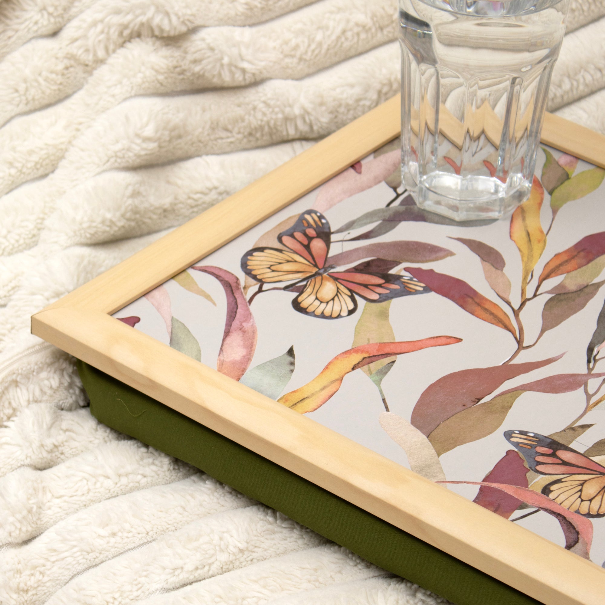 Butterfly Leaves Lap Tray