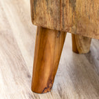 Square Teak Root Table With Legs