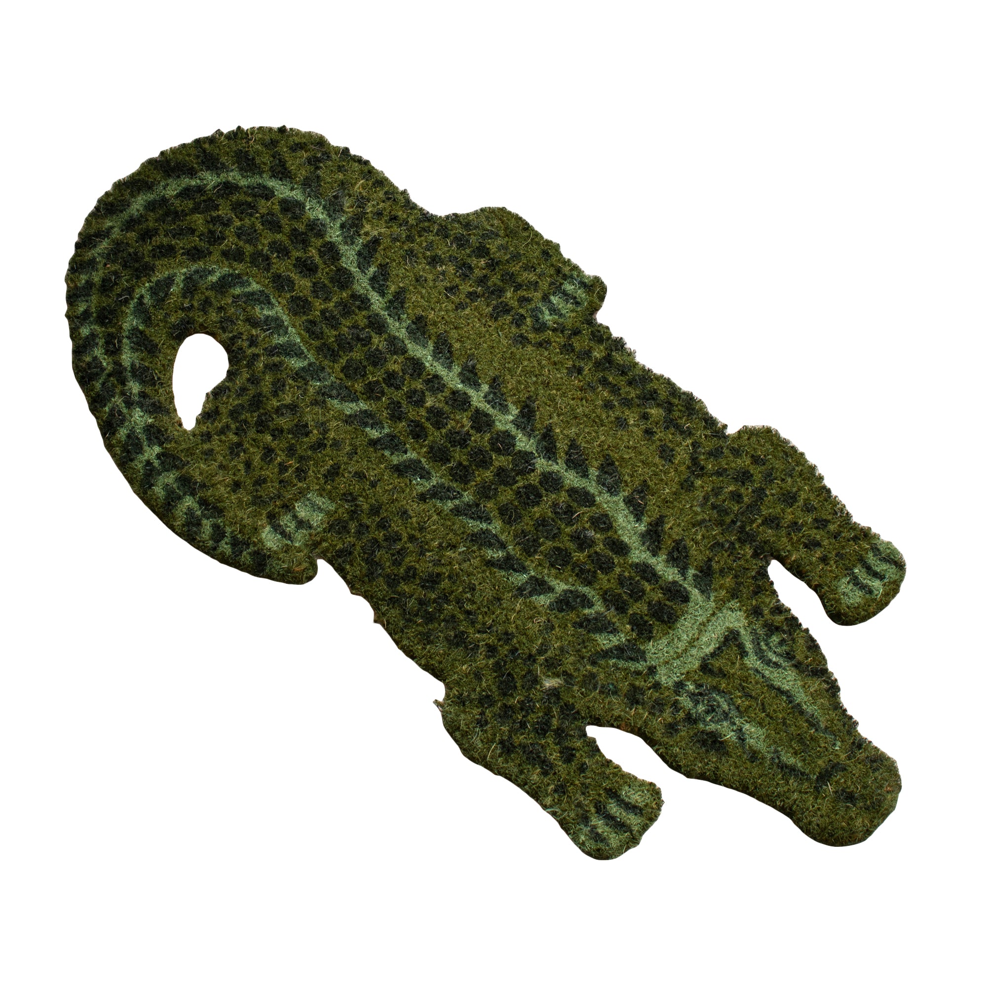 Large Green Crocodile Doormat