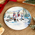 Ceramic Magic Christmas Snowman Trivet