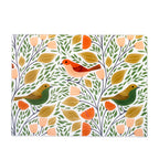 Floral Songbird Glass Worktop Saver