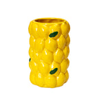 Medium Yellow Lemon Vase