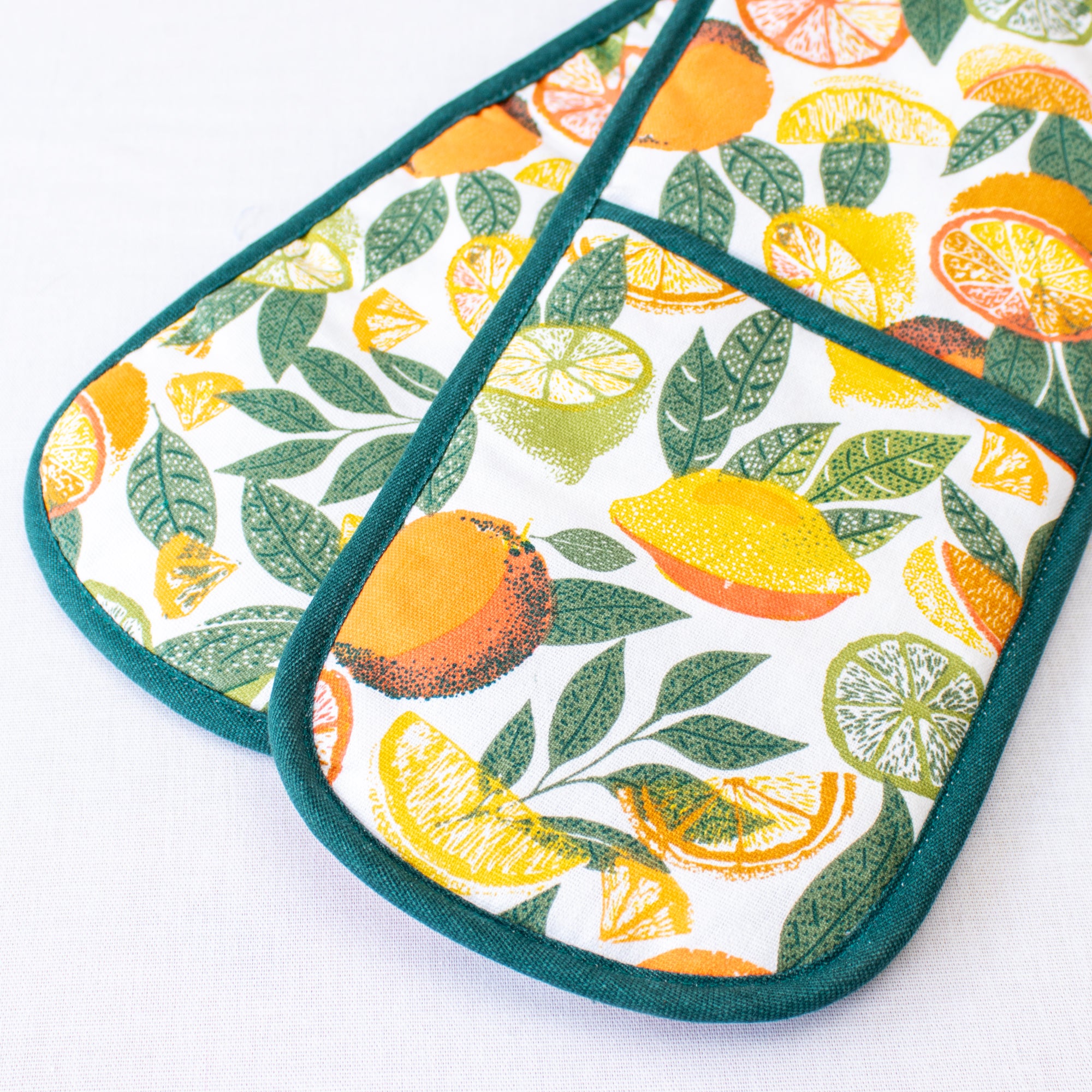 Citrus Fruits Cotton Oven Glove