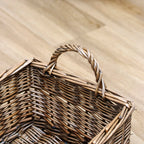 Shallow Antique Wash Storage Basket