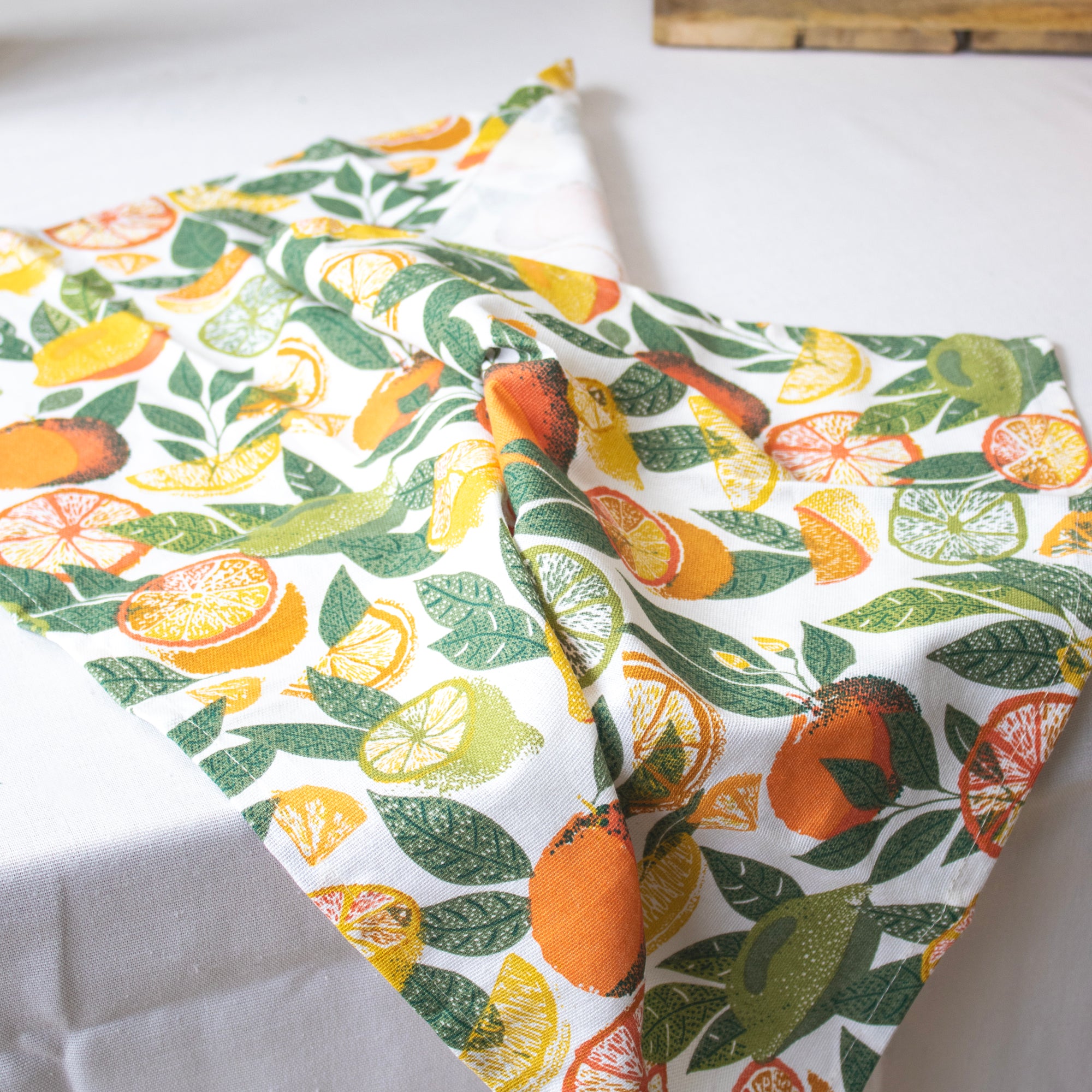 Pack Of 3 Citrus Fruits Cotton Tea Towels