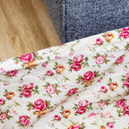 Double Steamed Wicker Basket With Rose Lining