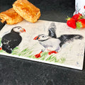 Handmade Marble Puffin Sharing Board