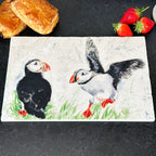 Handmade Marble Puffin Sharing Board
