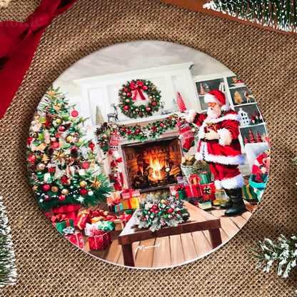 Ceramic Santa Claus Trivet