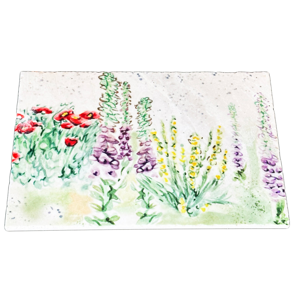 Marmor-Blumen-Splash-Sharing-Board