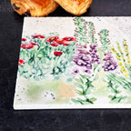 Marmor-Blumen-Splash-Sharing-Board