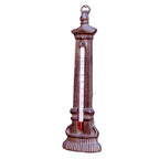 Cast Iron Water Fountain Garden Thermometer