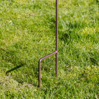 Cast Iron Scroll Garden Stake Rain Gauge