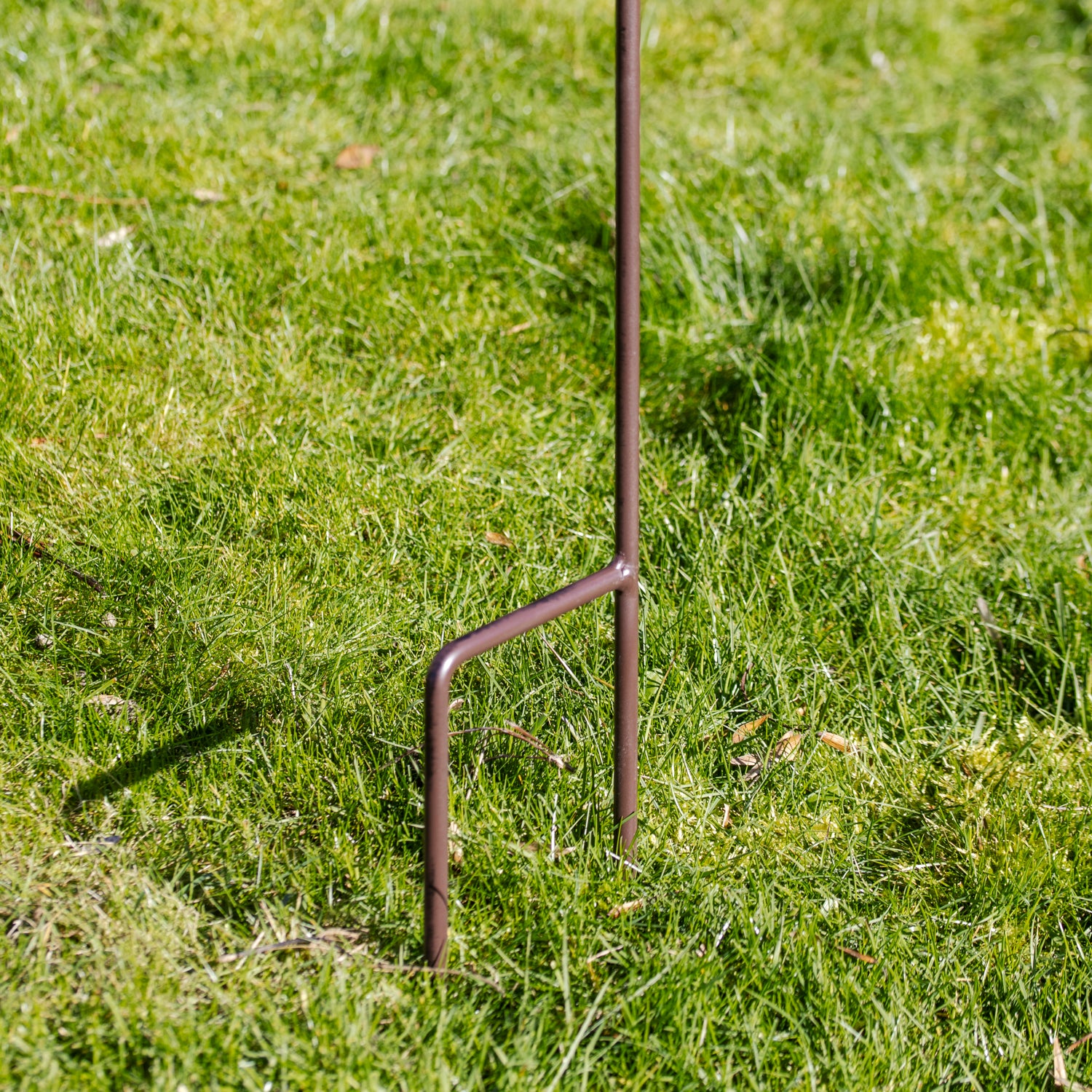 Cast Iron Scroll Garden Stake Rain Gauge