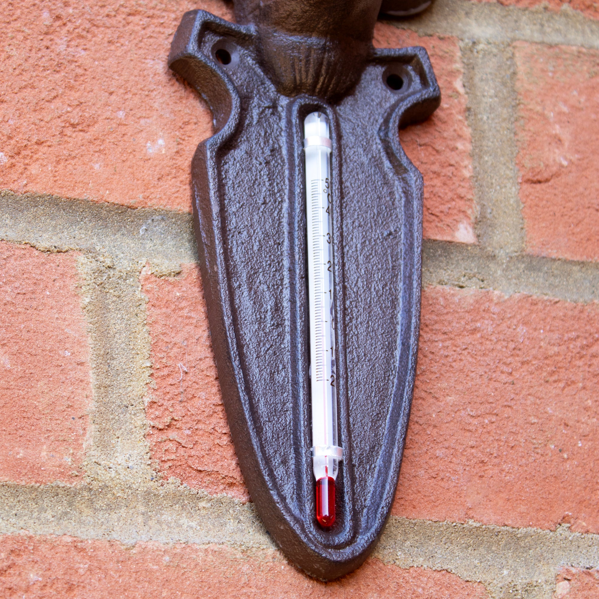 Cast Iron Stag Garden Thermometer