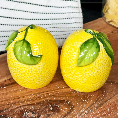 Lemon Salt And Pepper Pots