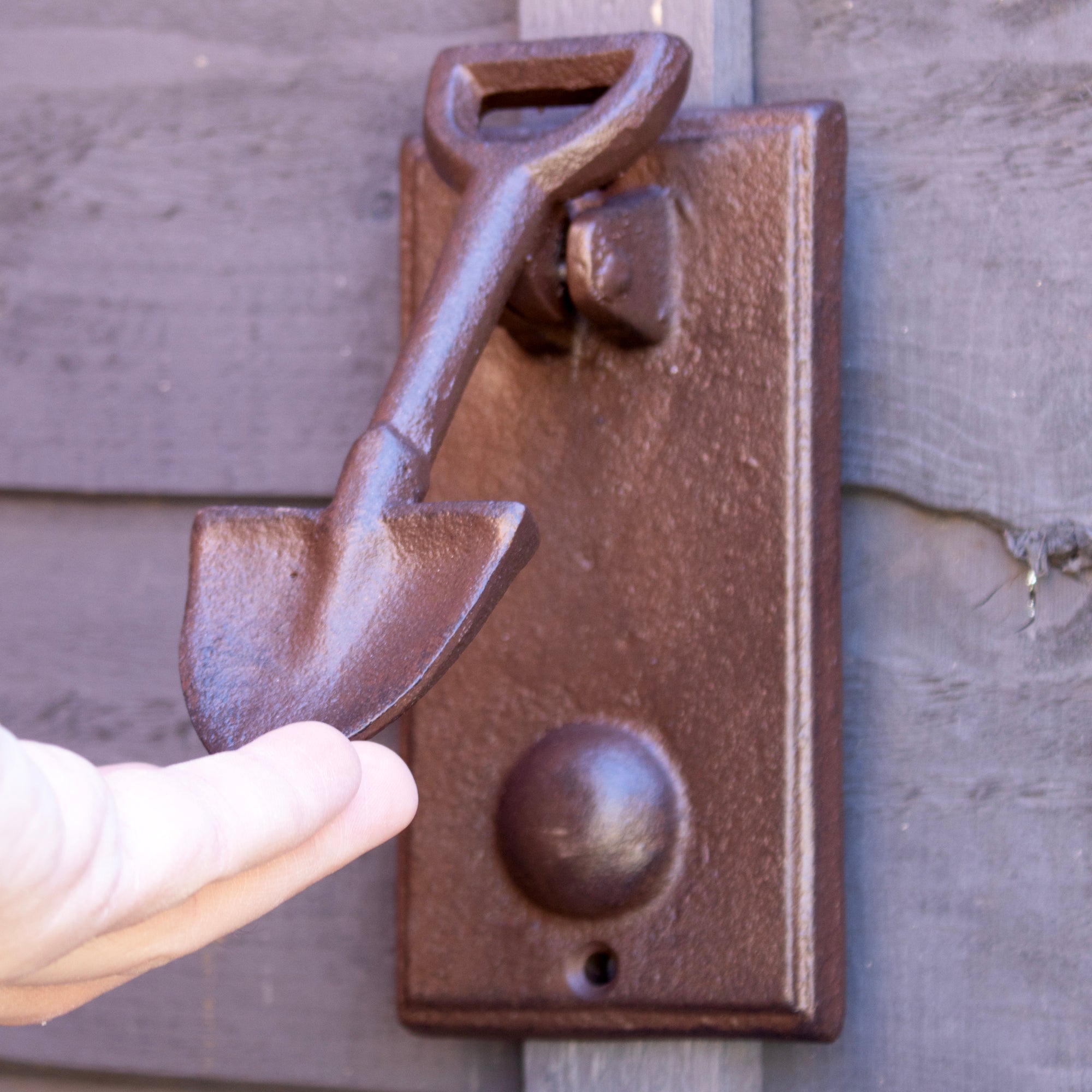 Cast Iron Spade Door Knocker