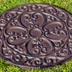 Classic Scroll Cast Iron Stepping Stone