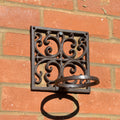 Lattice Cast Iron Single Wall Plant Pot Holder