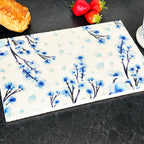 Marmorblaues Blüten-Sharing-Board